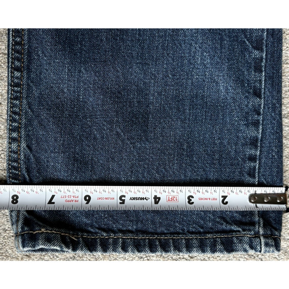 LEVIS 514 Slim Straight Jeans 30x32 Blue Medium Wash Cotton Denim Casual Pants - Picture 14 of 14